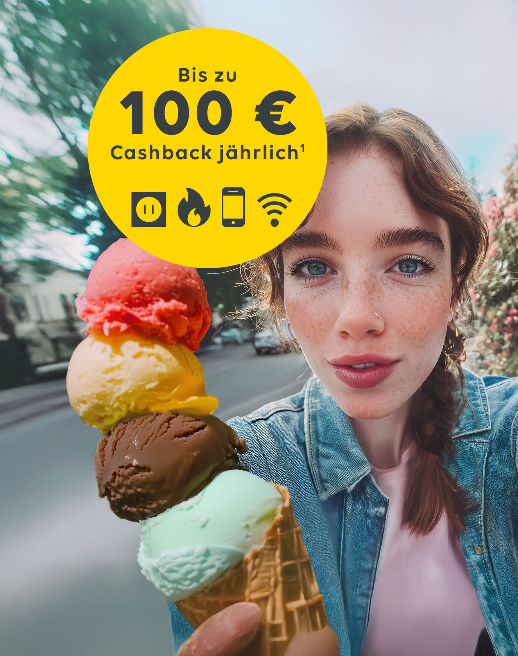 ZuhauseKombi: jedes Jahr bis zu 100 Euro Cashback sichern