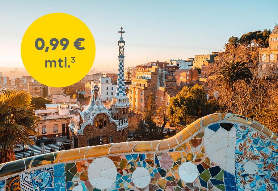 Blick auf eine Stadt