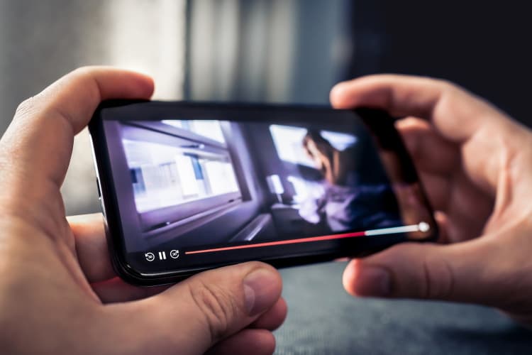 Videos gucken auf dem Handy