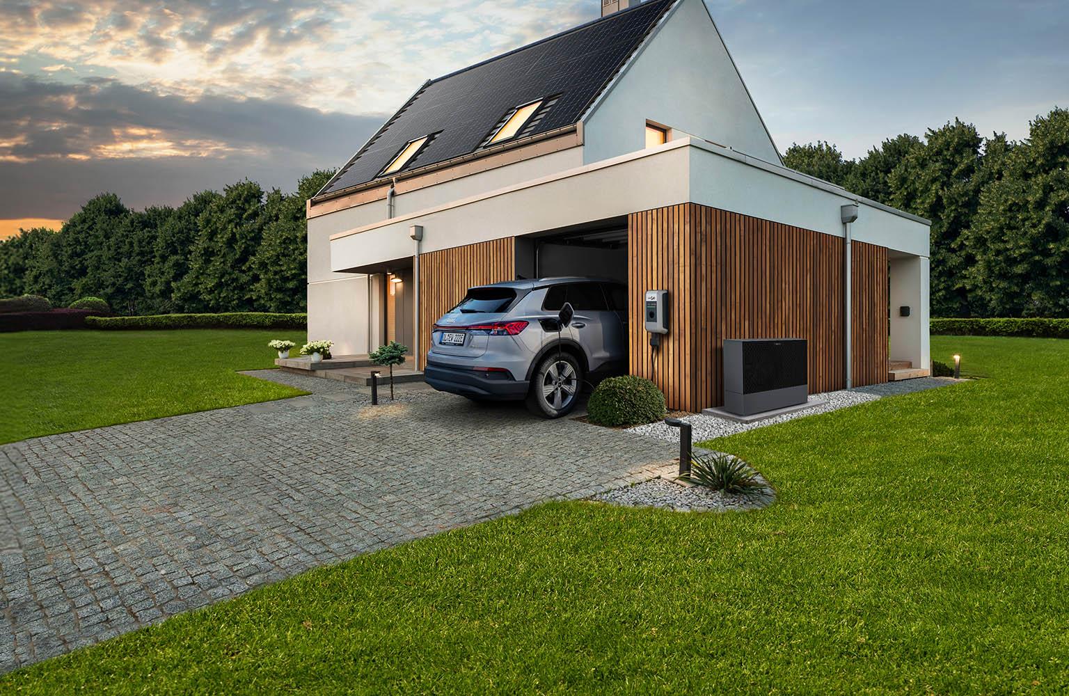 Energieeffizientes Haus mit Wärmepumpe, Wallbox und PV-Anlage